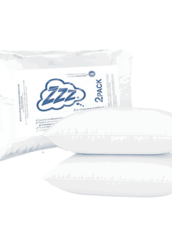 2 Pack Almohada Algodón Sintético