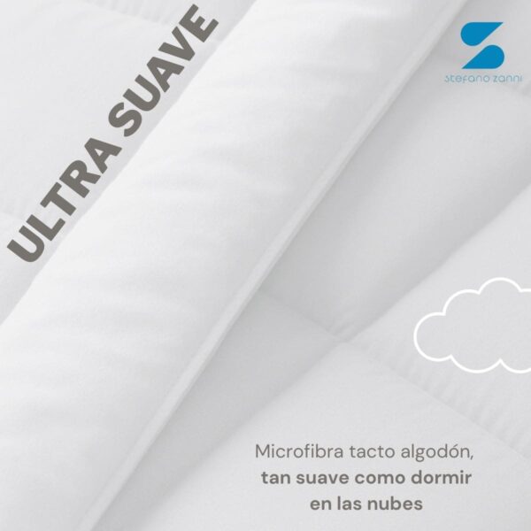 12 Edredón Acolchado Reversible Suave, Algodón Nube®