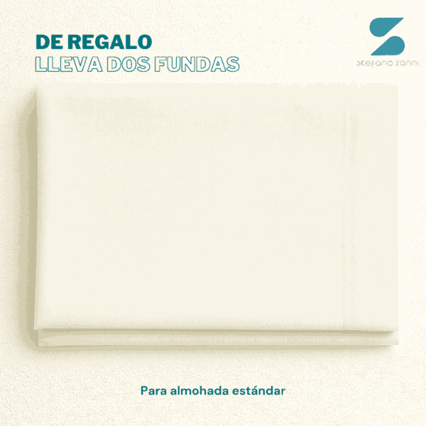 2 fundas std blanco Edredón Acolchado Reversible Suave, Algodón Nube®