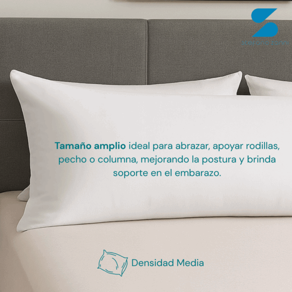 Almohada Corporal + Funda de regalo (127x50 cm)