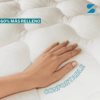 Cubre Colchón Tipo Colchoneta Extra Confort 100% algodón + fundas de almohada de regalo