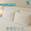 4 Pack Almohadas (2 Estándar y 2 King Size)
