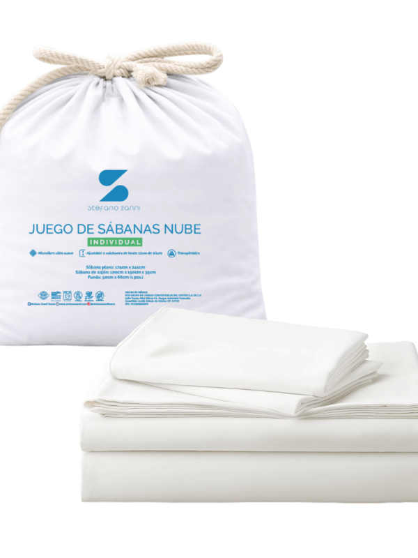 27 Juego De Sábanas Algodón Nube®