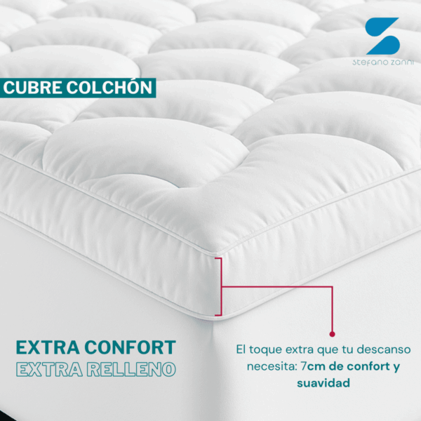 2 Cubre Colchón Extraconfort Microfibra+ Almohadas De Regalo