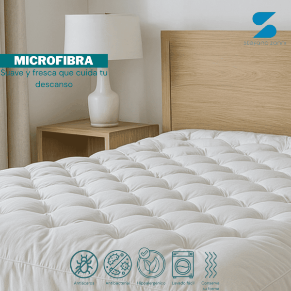 3 Cubre Colchón Extraconfort Microfibra+ Almohadas De Regalo