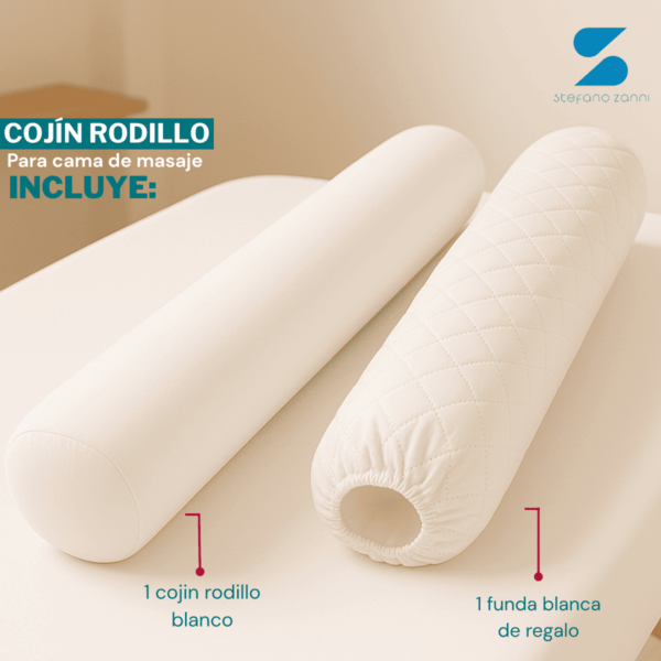Cojín para cama de masajes + funda de regalo