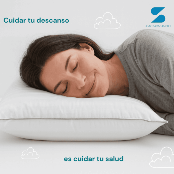Almohada MEDIA 100% algodón | Confort premium