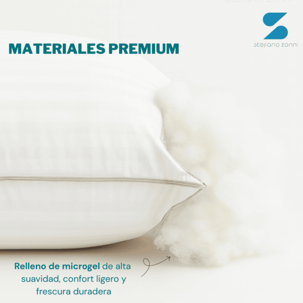 Almohada MEDIA 100% algodón | Confort premium
