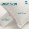 Almohada MEDIA 100% algodón | Confort premium