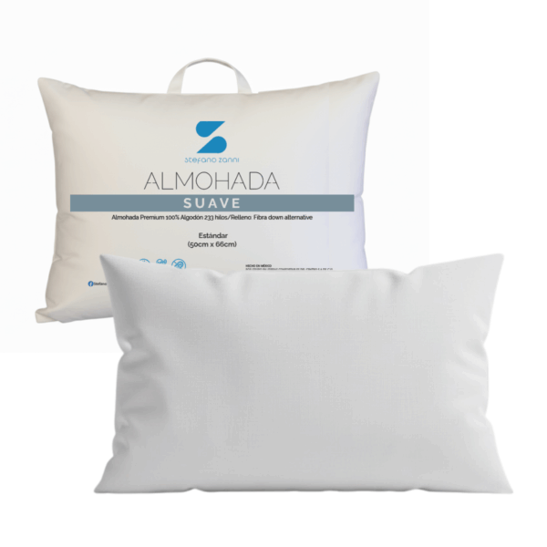 Almohada SUAVE 100% algodón | Confort premium