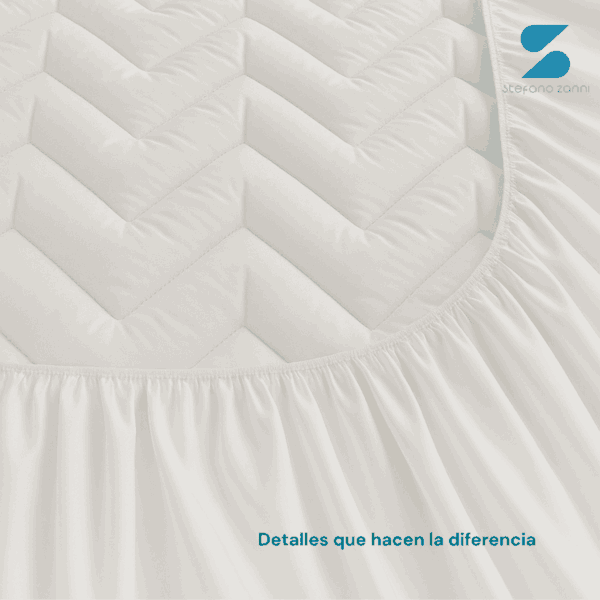 11 Cubre Colchón Suave 3cm 50% Algodón 50% Microfibra