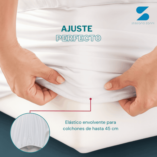 9 Cubre Colchón Suave 3cm 50% Algodón 50% Microfibra