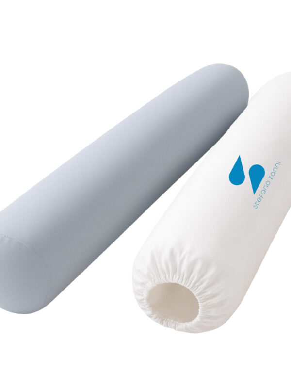 Cojín rodillo para cama de masajes cilíndrico