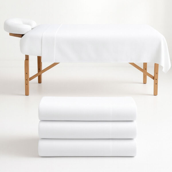 Set De Sábanas Planas Reutilizable Para Cama De Masaje 3,5 o 10 pzs