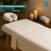Set De Sábanas Planas Reutilizable Para Cama De Masaje 3,5 o 10 pzs