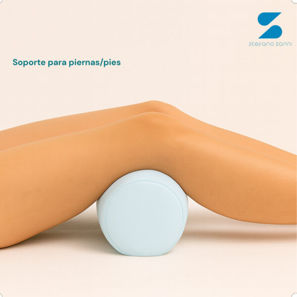 Cojín rodillo para cama de masajes cilíndrico