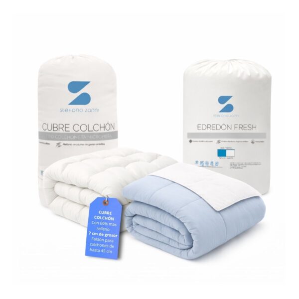 Cubre Colchon Extraconfort + Edredón Multiclima Oferta