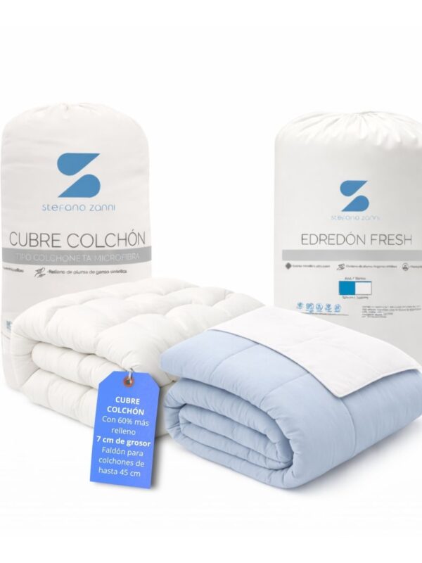 Cubre Colchon Extraconfort + Edredón Multiclima Oferta